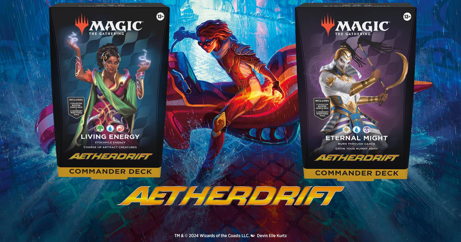 Decks de commandant d'Aetherdrift