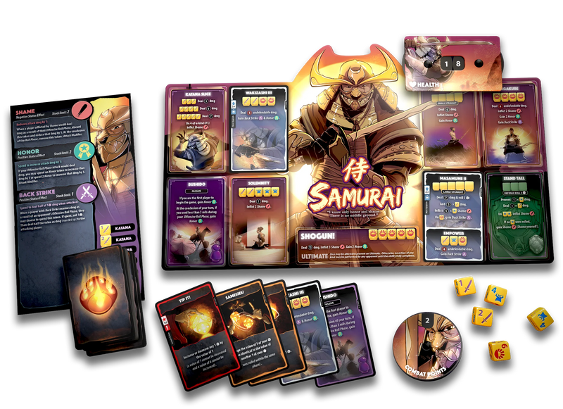 Dice Throne: Season Two Box 1 Gunslinger v Samurai