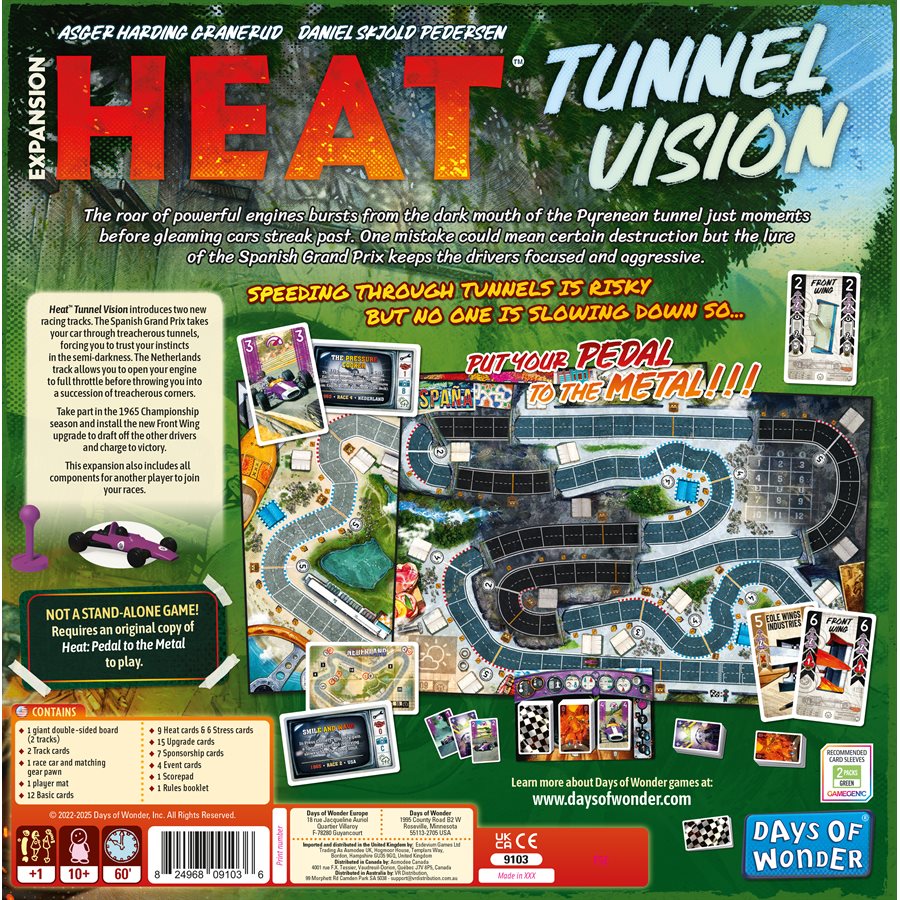 Heat - Pedal to the Metal: Tunnel Vision Expansion (English)