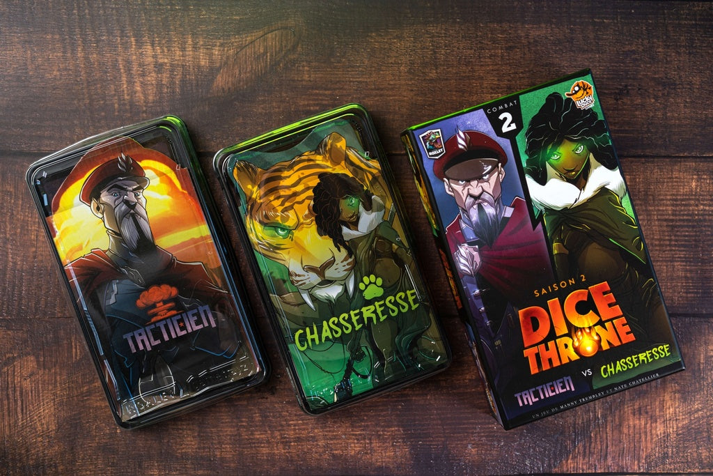 Dice Throne: Saison 2 Combat 2 Tacticien vs. Chasseresse (French)