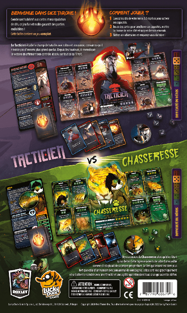 Dice Throne: Saison 2 Combat 2 Tacticien vs. Chasseresse (French)