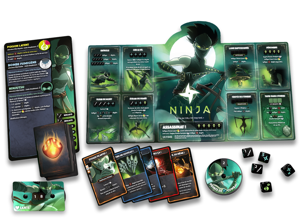 Dice Throne: Saison 1 Remasterisee Combat 4 Treant vs. Ninja (French)