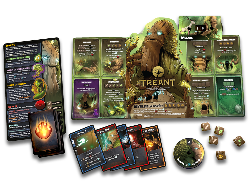 Dice Throne: Saison 1 Remasterisee Combat 4 Treant vs. Ninja (French)