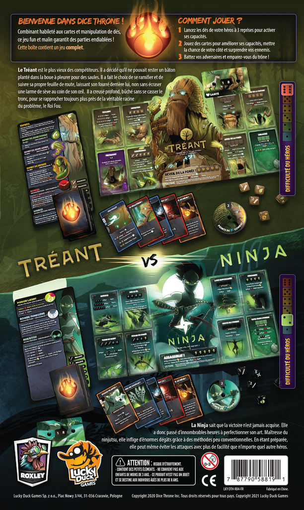 Dice Throne: Saison 1 Remasterisee Combat 4 Treant vs. Ninja (French)