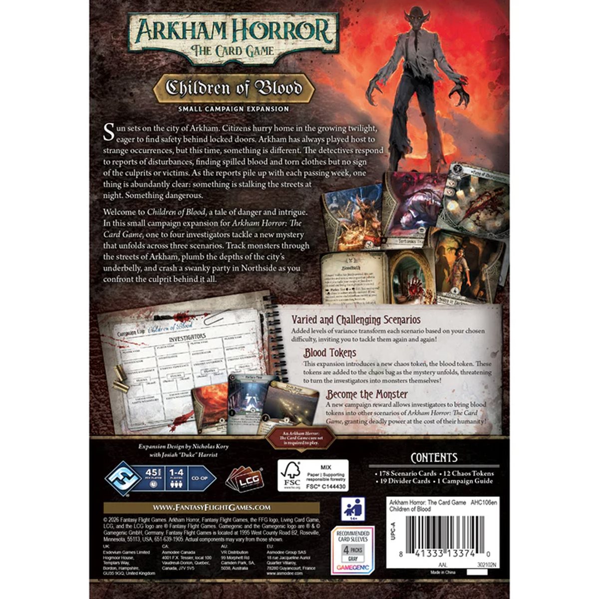 Arkham Horror LCG Campaign Expansion: Children of Blood (English)