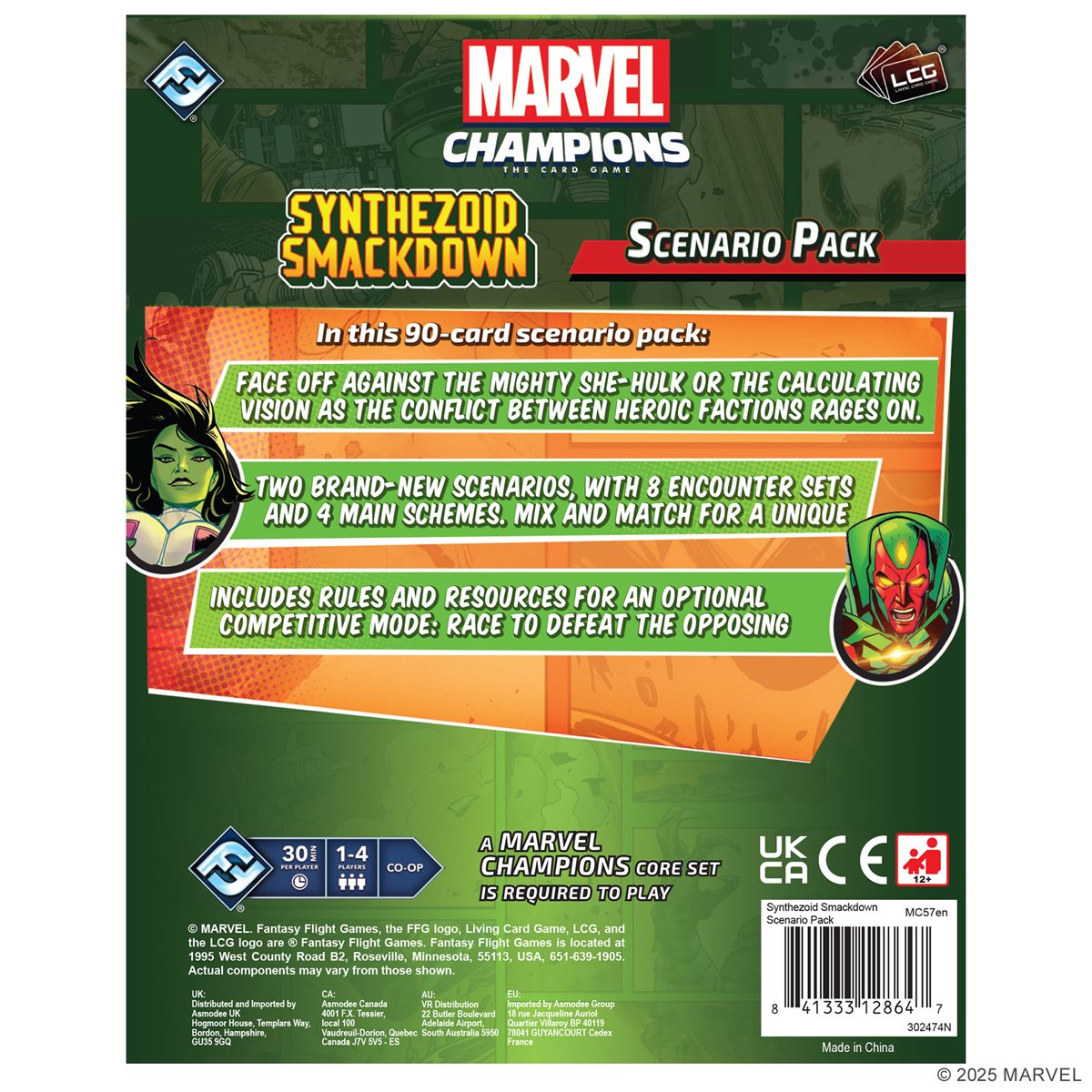Marvel Champions LCG Scenario Pack: Synthezoid Smackdown (English)