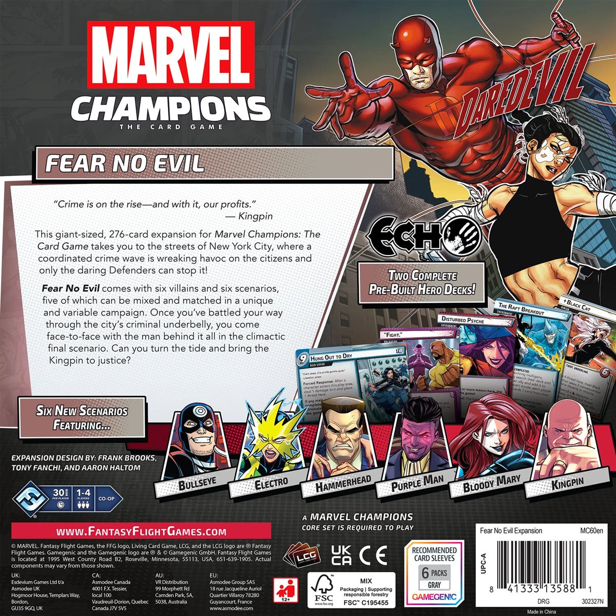 Marvel Champions: The Card Game - Fear No Evil Expansion (English)