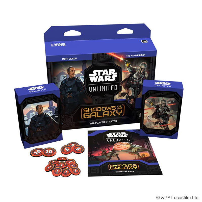 Star Wars : Unlimited : Coffret de démarrage pour deux joueurs Shadows of the Galaxy