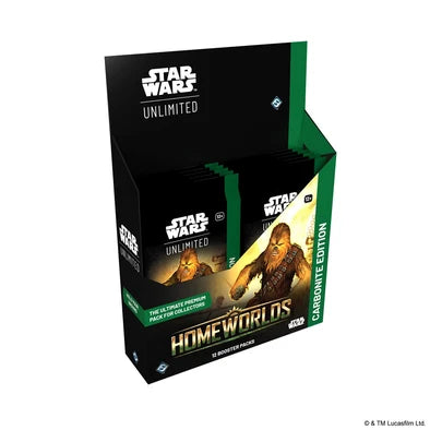 Star Wars: Unlimited - Homeworlds Carbonite Booster Box (Pre-Order)
