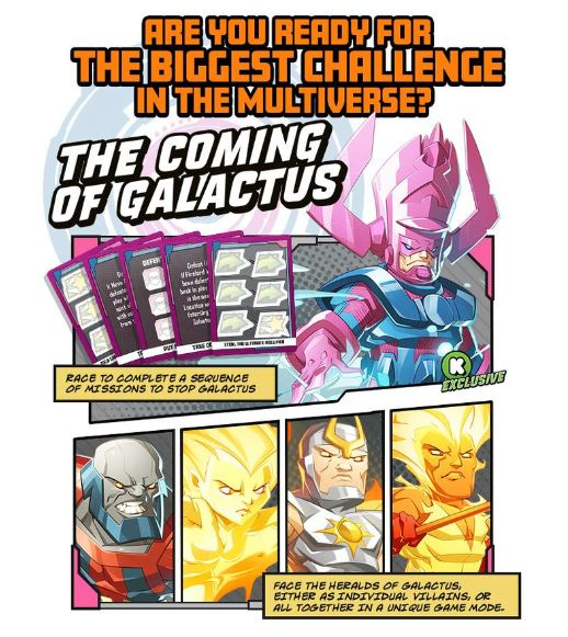 Marvel United: Fantastic Four - The Coming of Galactus (Kickstarter Edition)