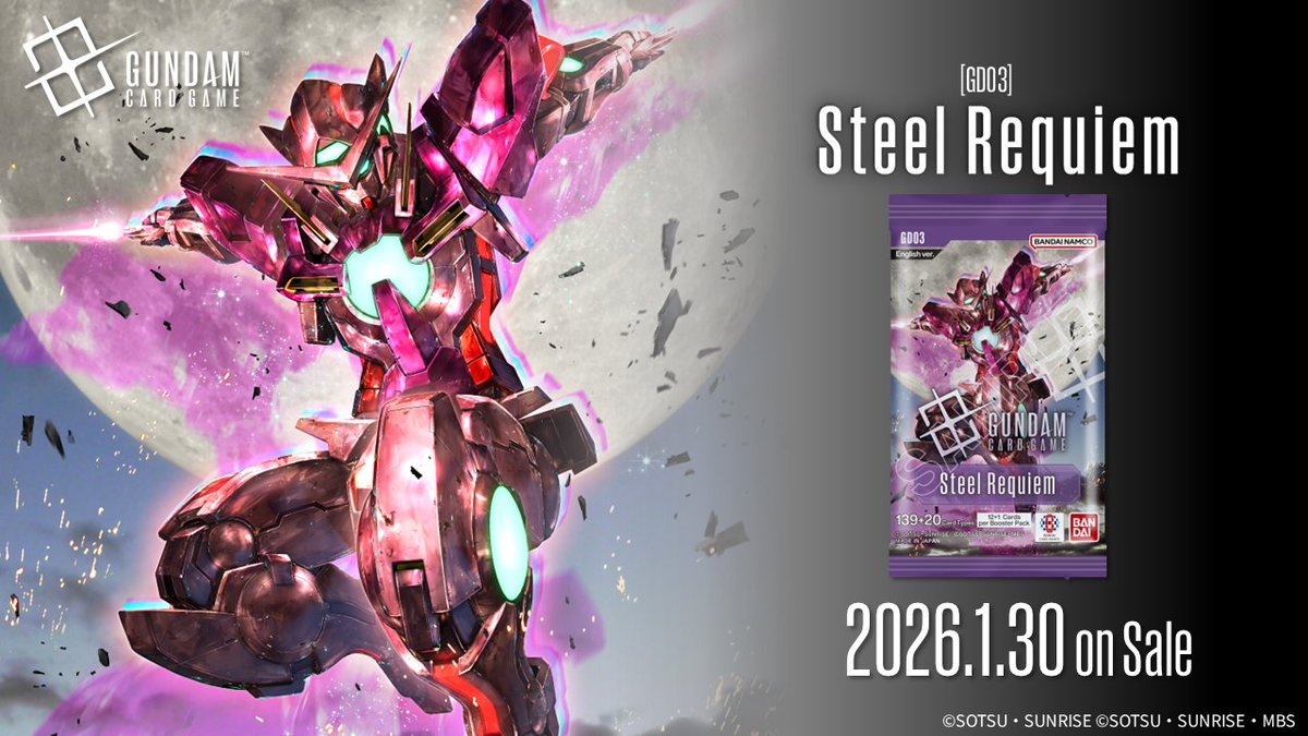 Gundam GD03 Booster Pack Launch Event - January 30th 2025 6:30PM