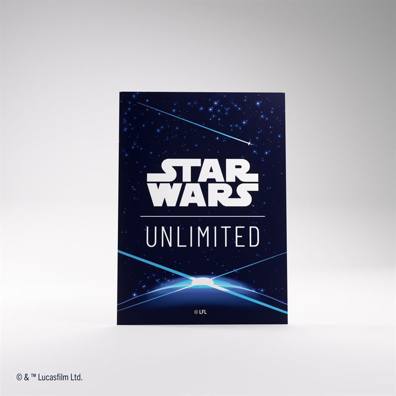 Star Wars : Pack de pochettes doubles Unlimited Art Sleeves : Bleu sidéral
