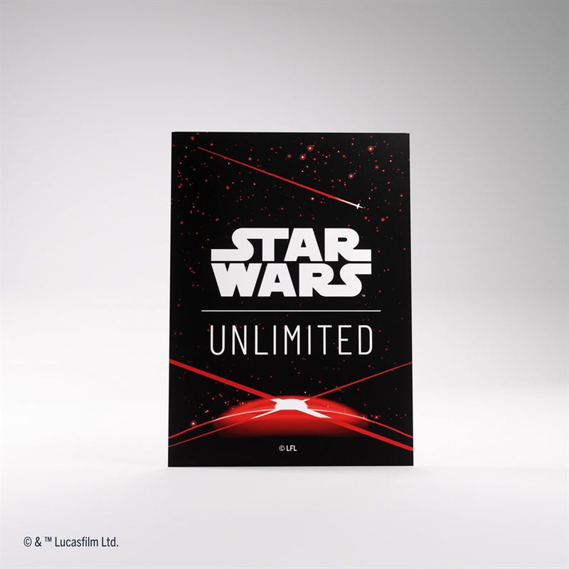 Star Wars : Pack de pochettes doubles Unlimited Art Sleeves : Rouge sidéral