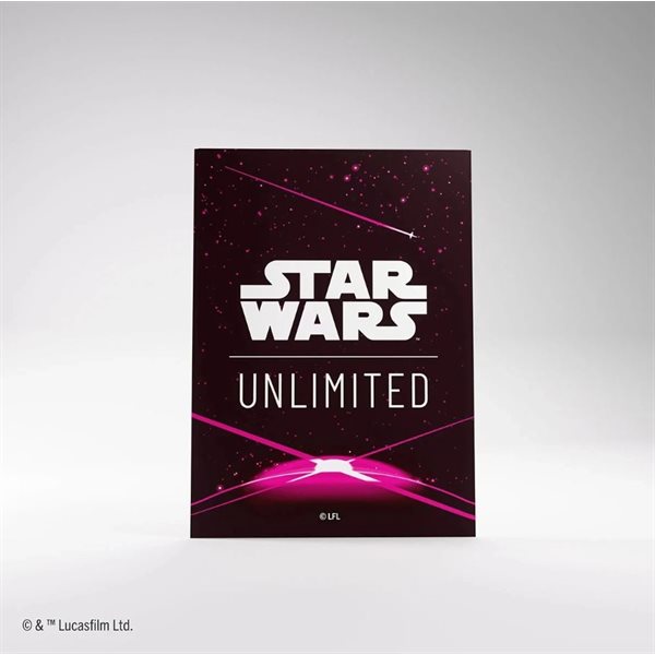 Star Wars: Unlimited Art Sleeves: Card Back Magenta (Pre-Order)