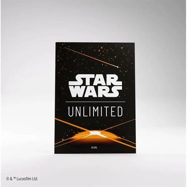 Star Wars: Unlimited Art Sleeves: Card Back Orange (Pre-Order)