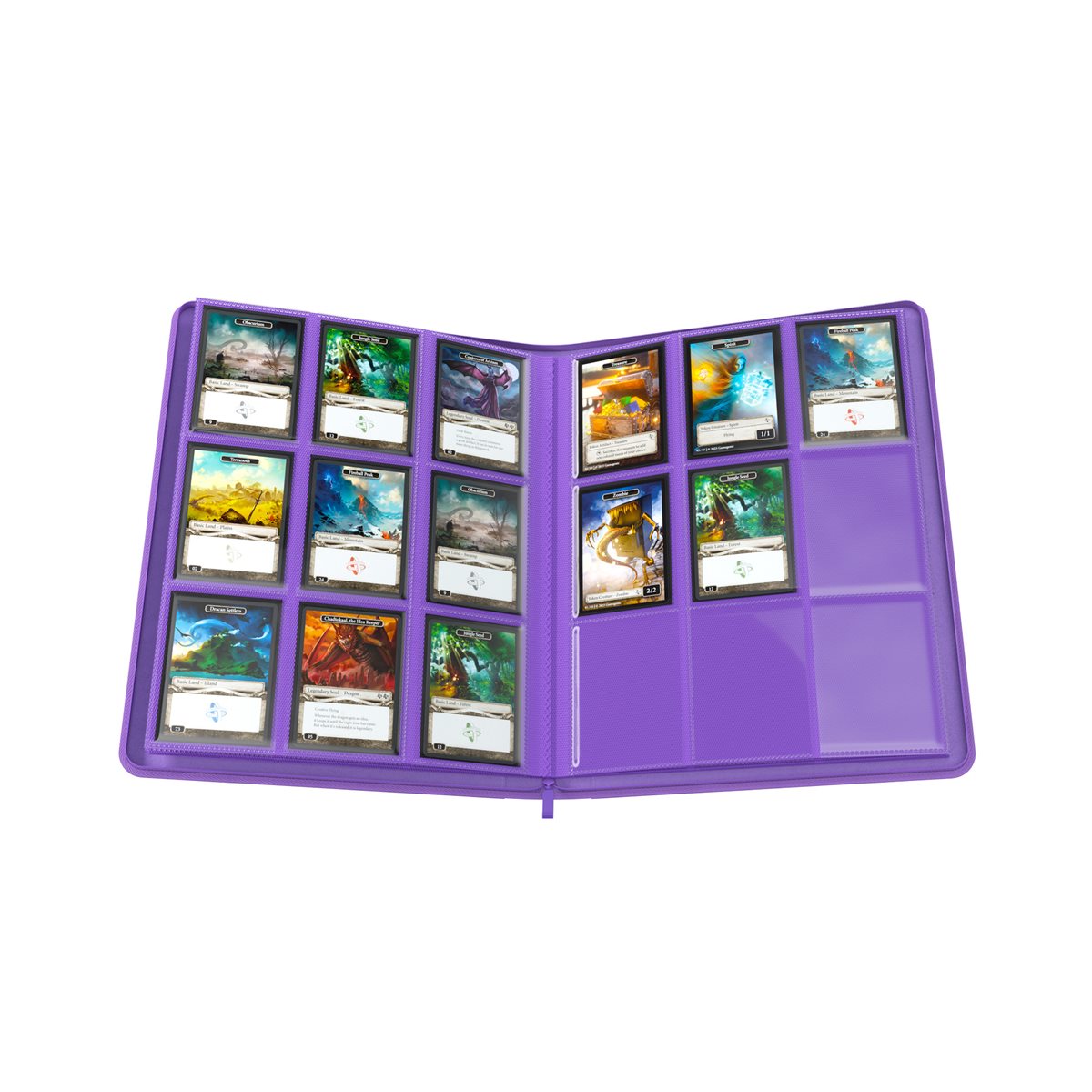 Zip-Up Album 18 Pocket: Purple