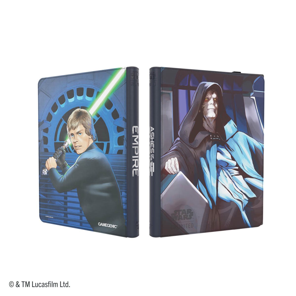 Star Wars: Unlimited Zip-Up Album:18-Pocket: Luke Skywalker & Palpatine