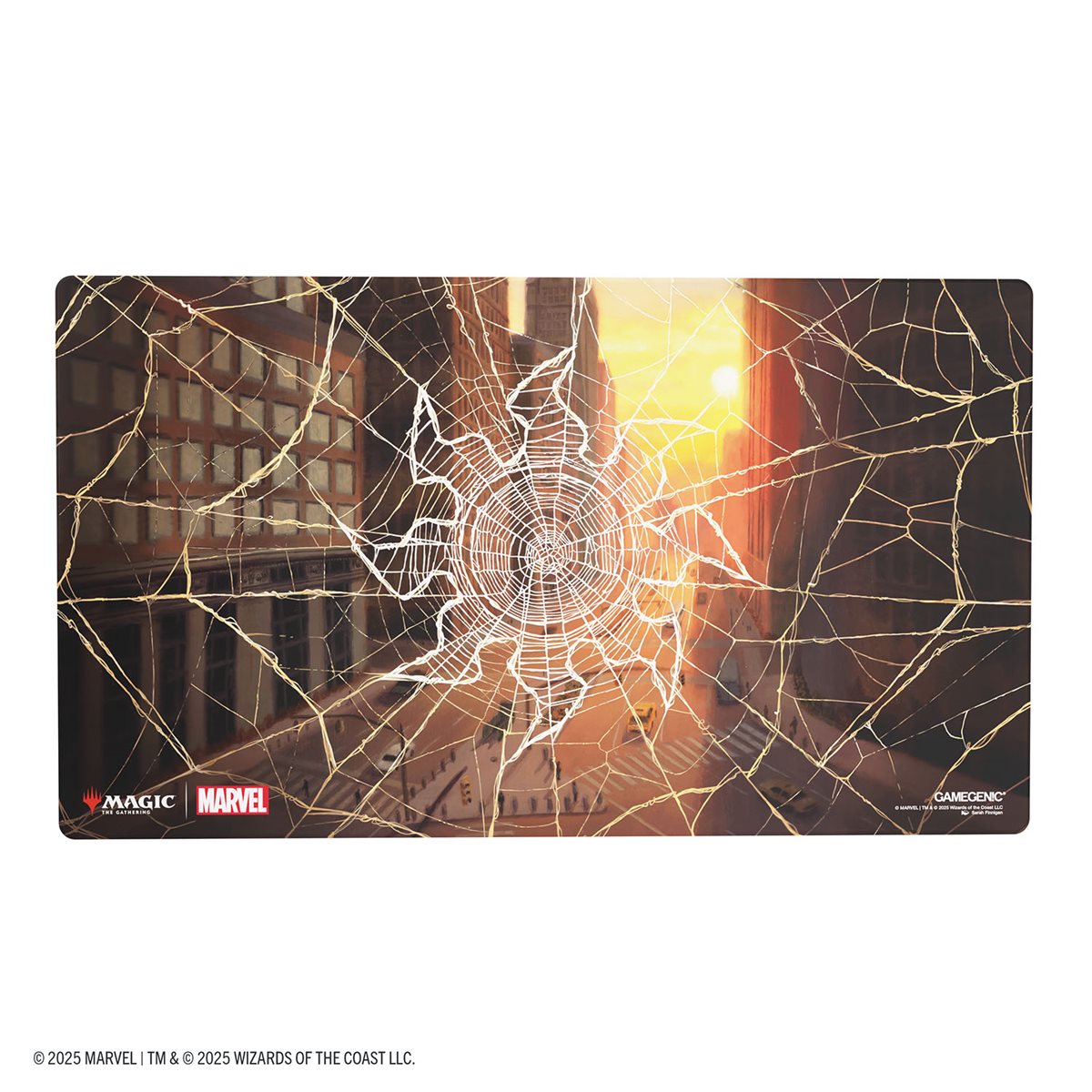 Magic: The Gathering - Tapis de jeu brillant Spider-Man de Marvel : Plaines