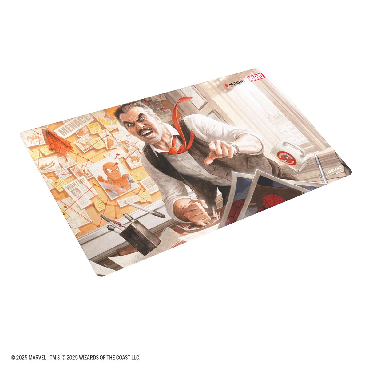 Magic: The Gathering - Tapis de jeu brodé Spider-Man de Marvel : J. Jonah Jameson