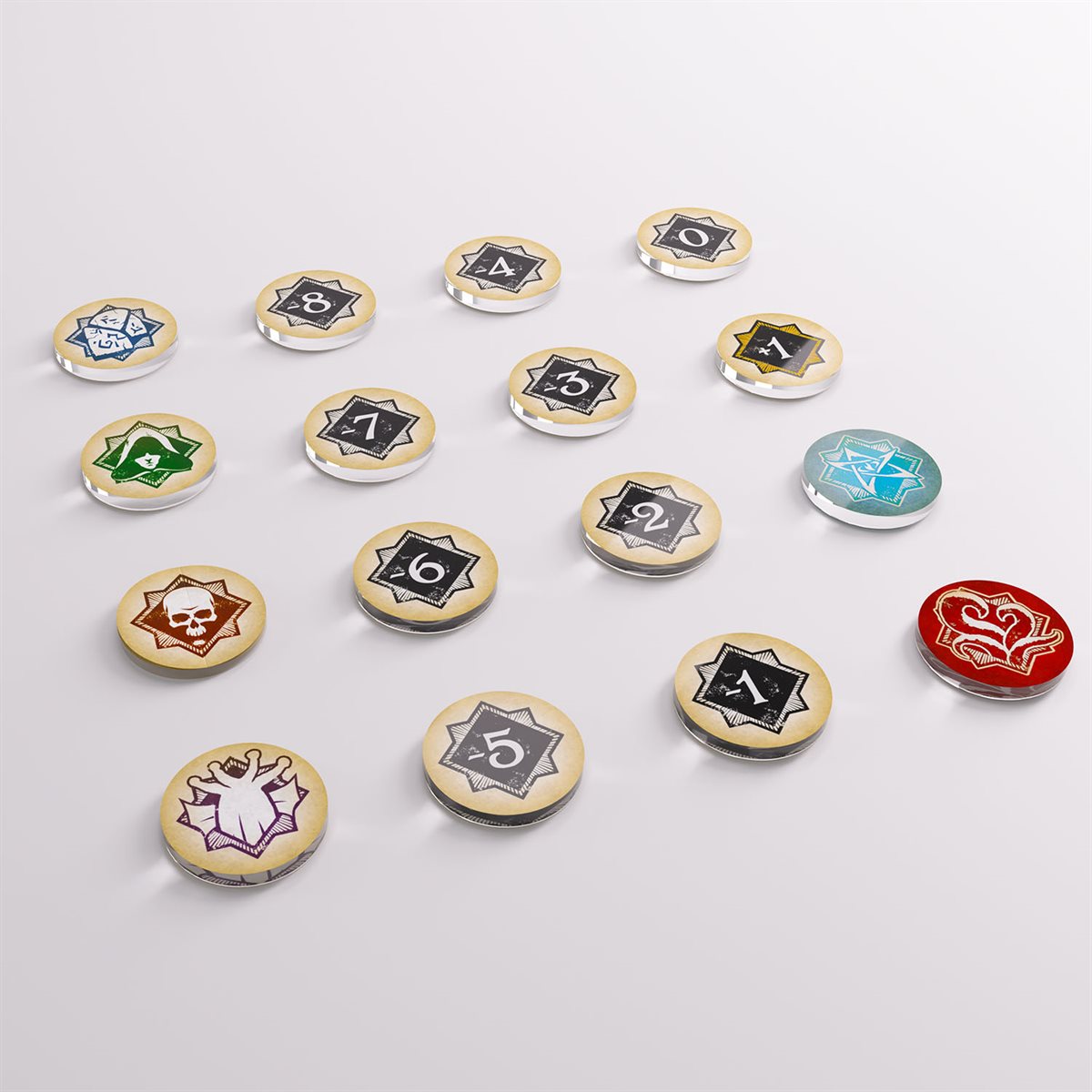 Arkham Horror: Chaos Tokens + Token Bag (Pre-Order)