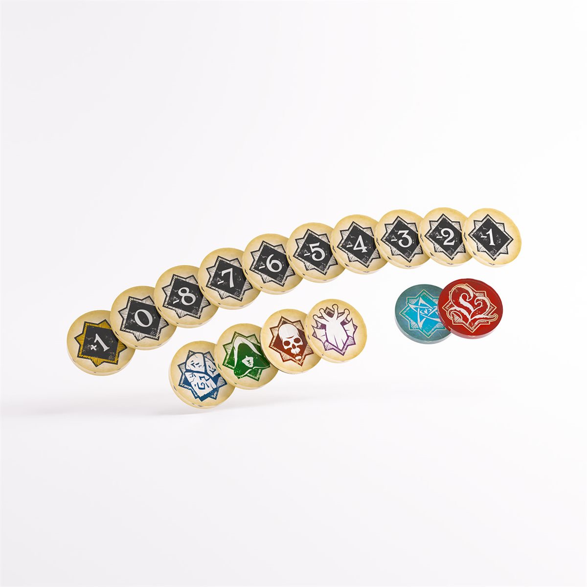 Arkham Horror: Chaos Tokens + Token Bag (Pre-Order)