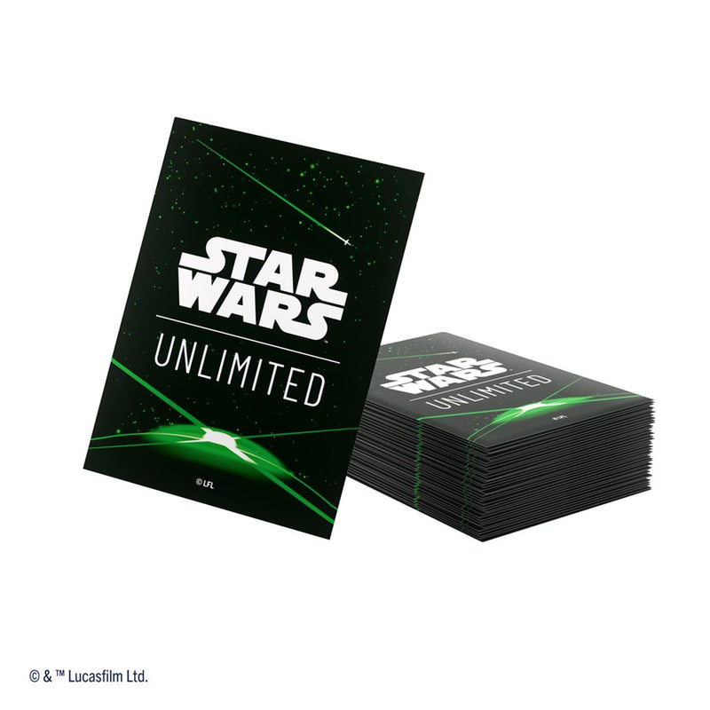 Star Wars: Unlimited Art Sleeves: Card Back Green