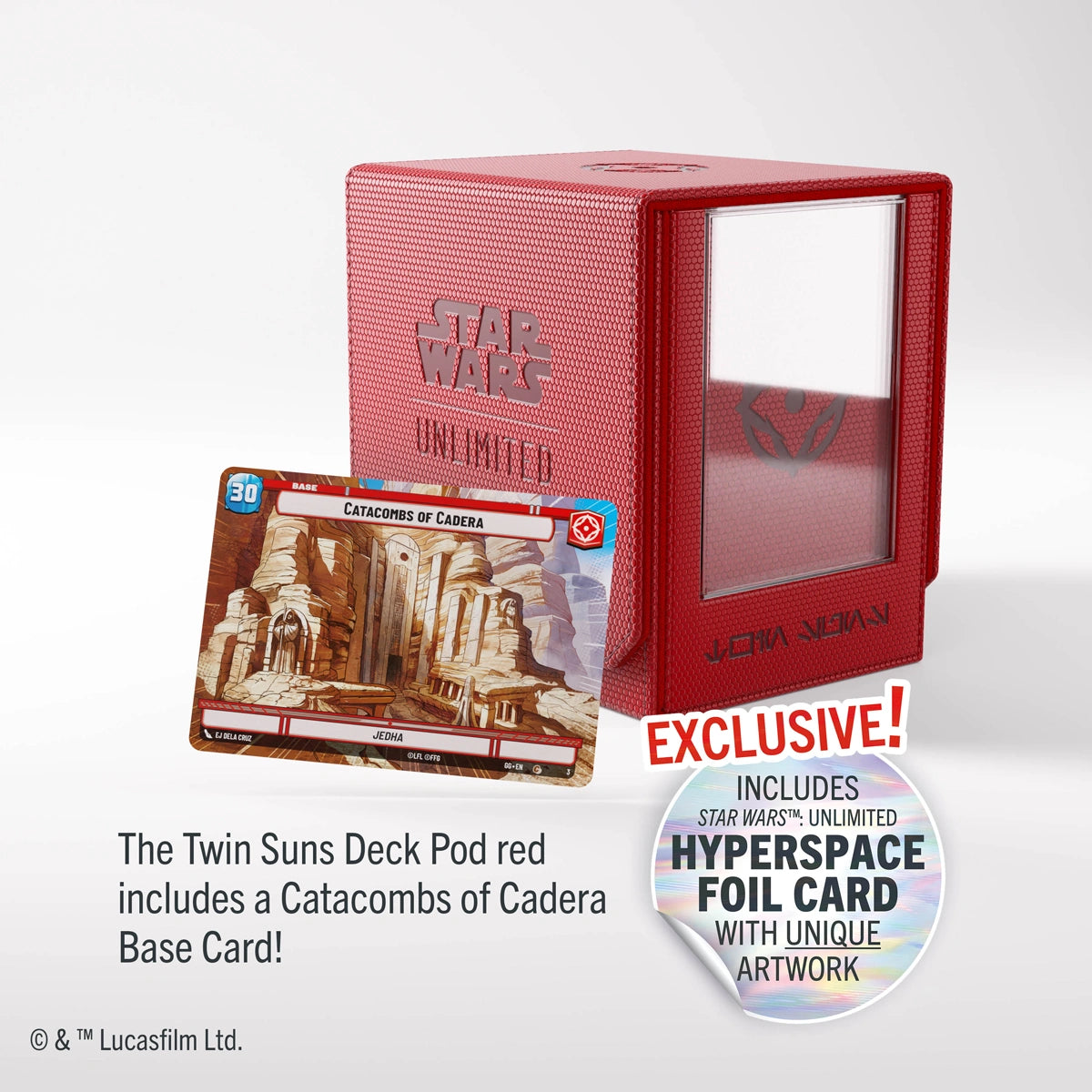 Star Wars: Unlimited: Twin Suns Deck Pod: Red