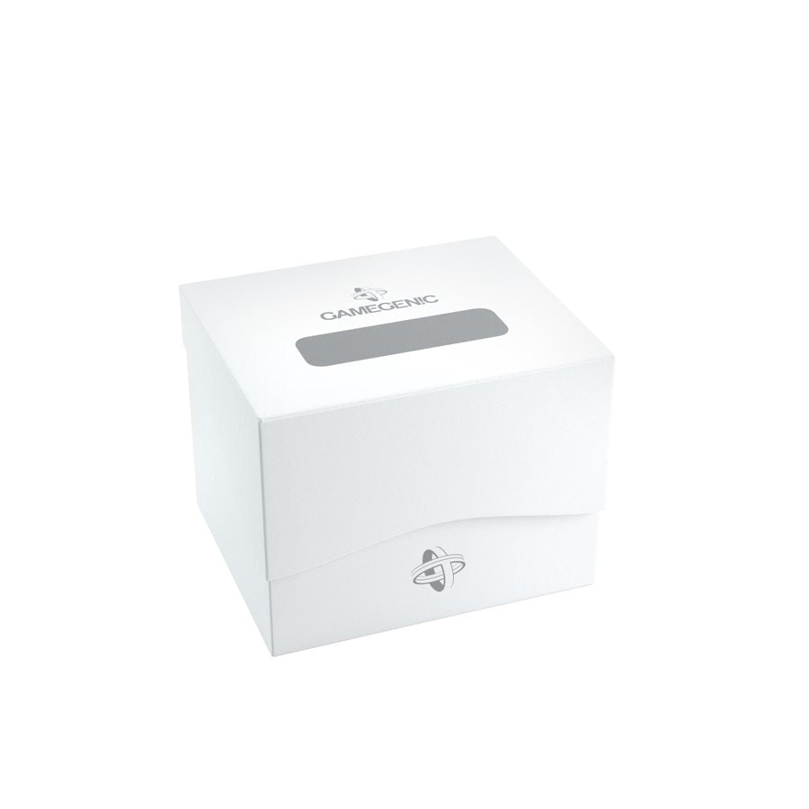 Boîte de rangement pour cartes Deck Box : Support latéral XL 100+ : Blanc