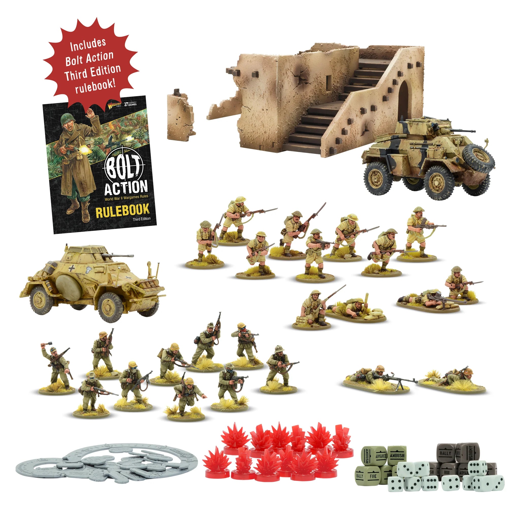 Coffret de démarrage Bolt Action – La guerre d'un gentleman (Troisième édition) (Anglais)