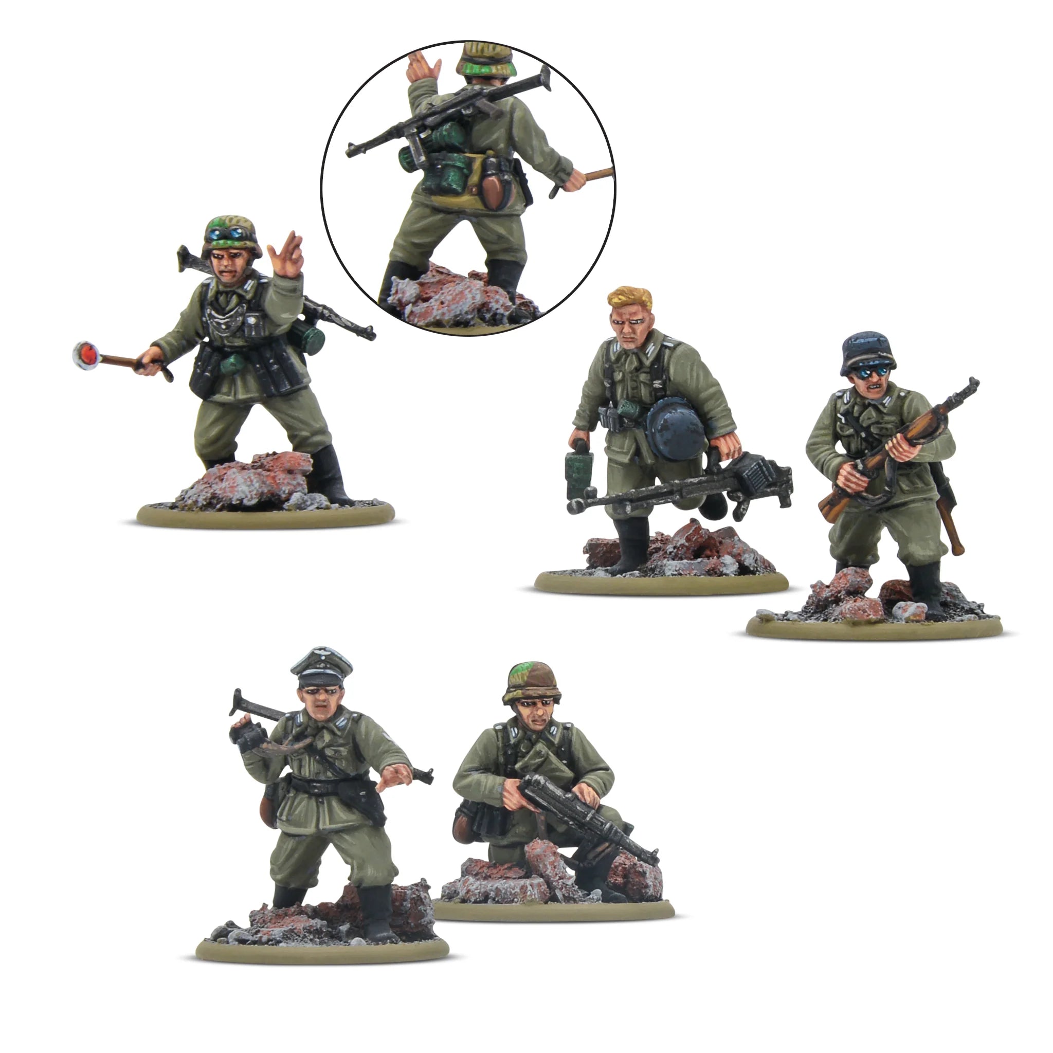 Bolt Action German Veteran Infantry Platoon (English)