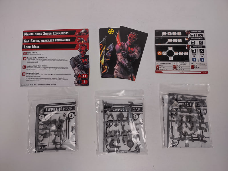 Star Wars: Shatterpoint: Core set: Darth Maul Squad