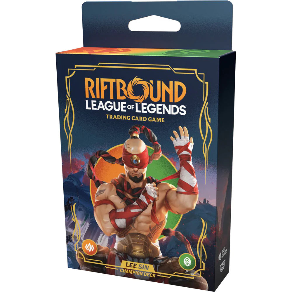 League of Legends Riftbound JCC : Deck de champion Origins Lee Sin