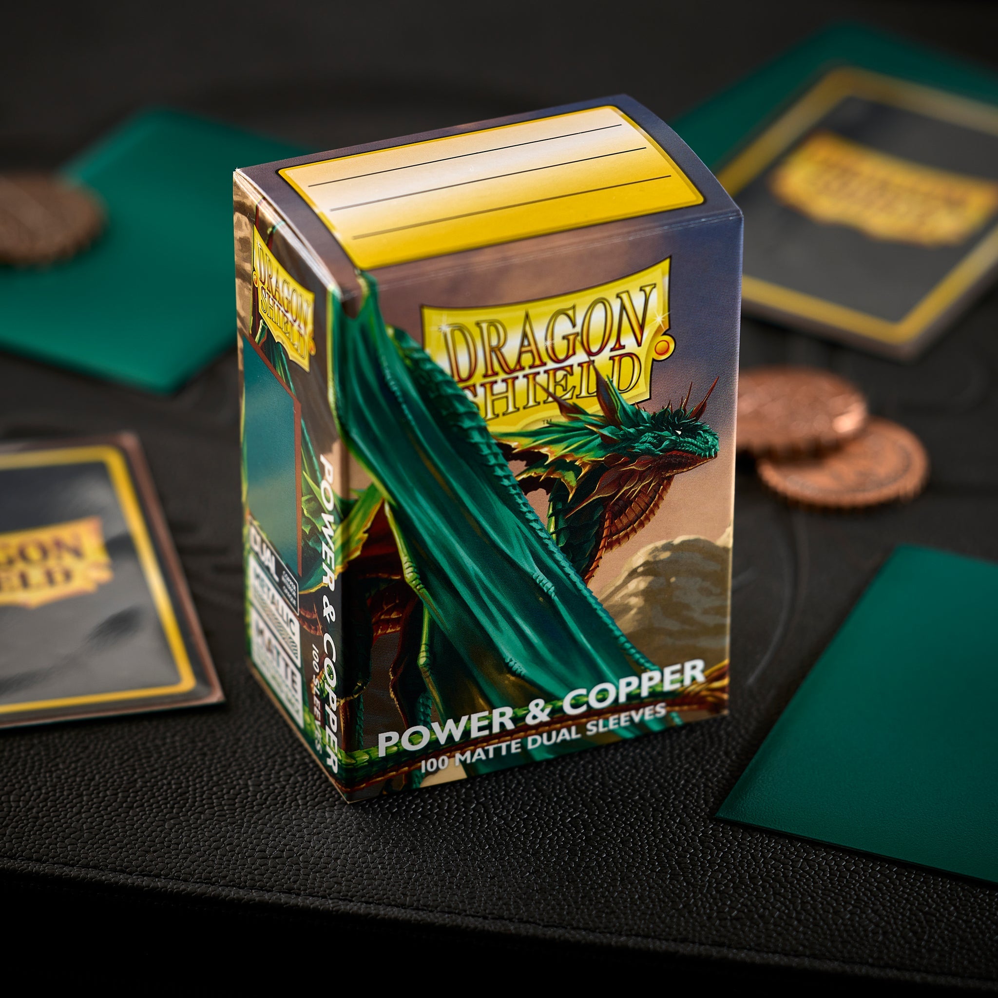 Dragon Shield Dual Matte: Power and Copper 100CT