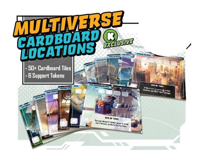 Marvel United: Multiverse Cardboard Locations (Kickstarter Edition)