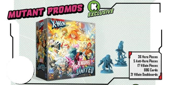 Marvel United: Mutant Promos (Kickstarter Edition)