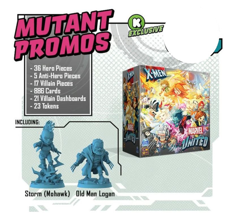 Marvel United: Mutant Promos (Kickstarter Edition)