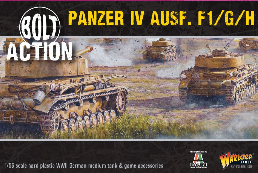 Bolt Action German Panzer IV Ausf. F1/G/H medium tank (Plastic) (English)