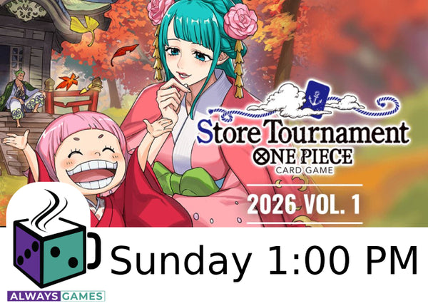 One Piece Weekly Tournament - Sunday 1:00 PM One Piece Weekly Tournament - Sunday 1:00 PM