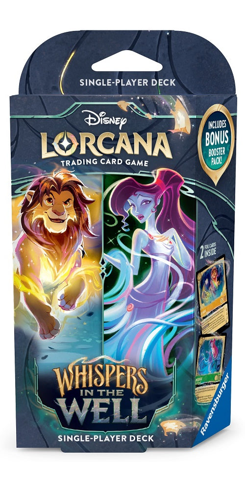 Disney Lorcana: Whispers in the Well Starter Deck (Pre-Order)