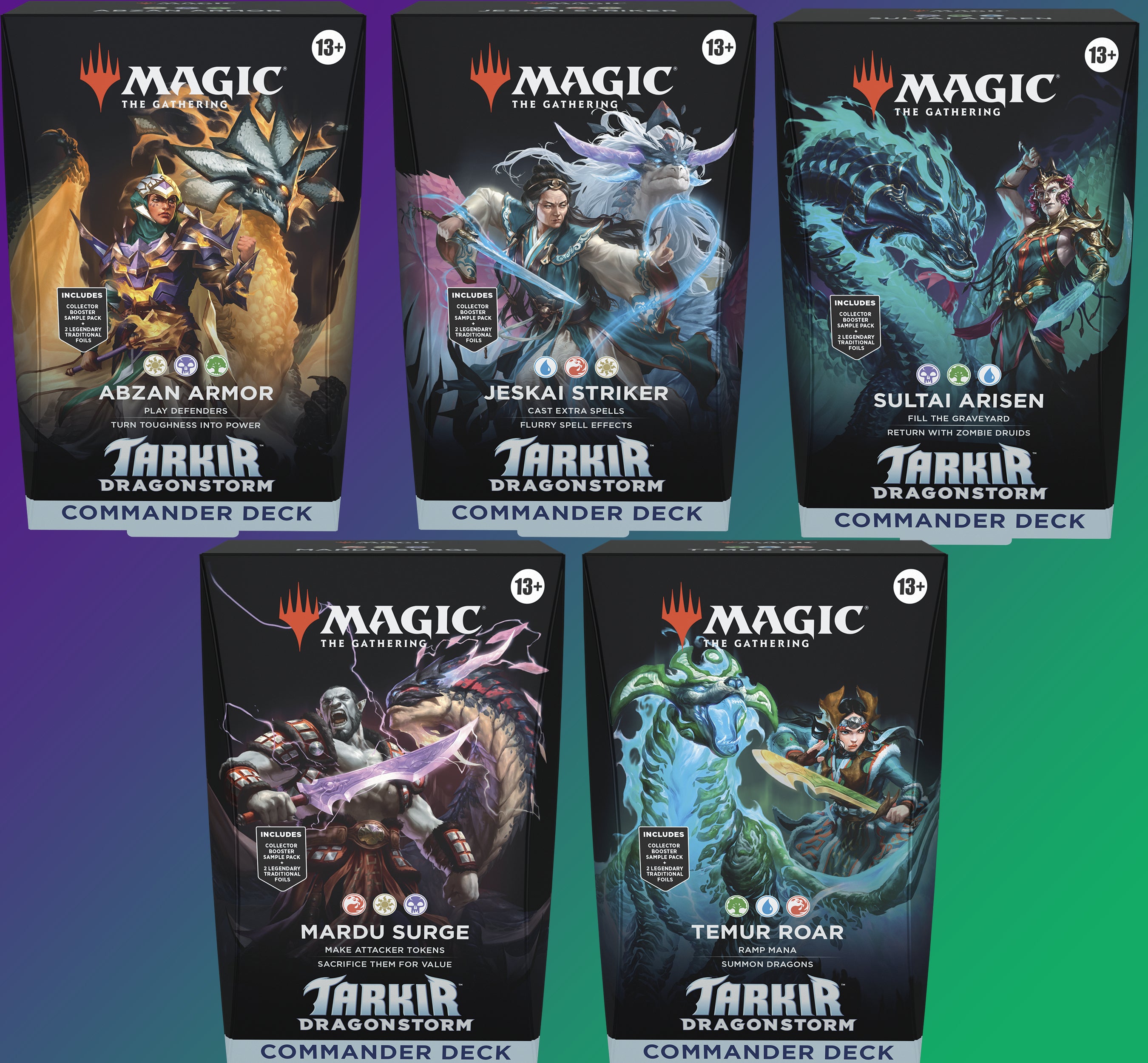 Tarkir: Dragonstorm Commander Decks