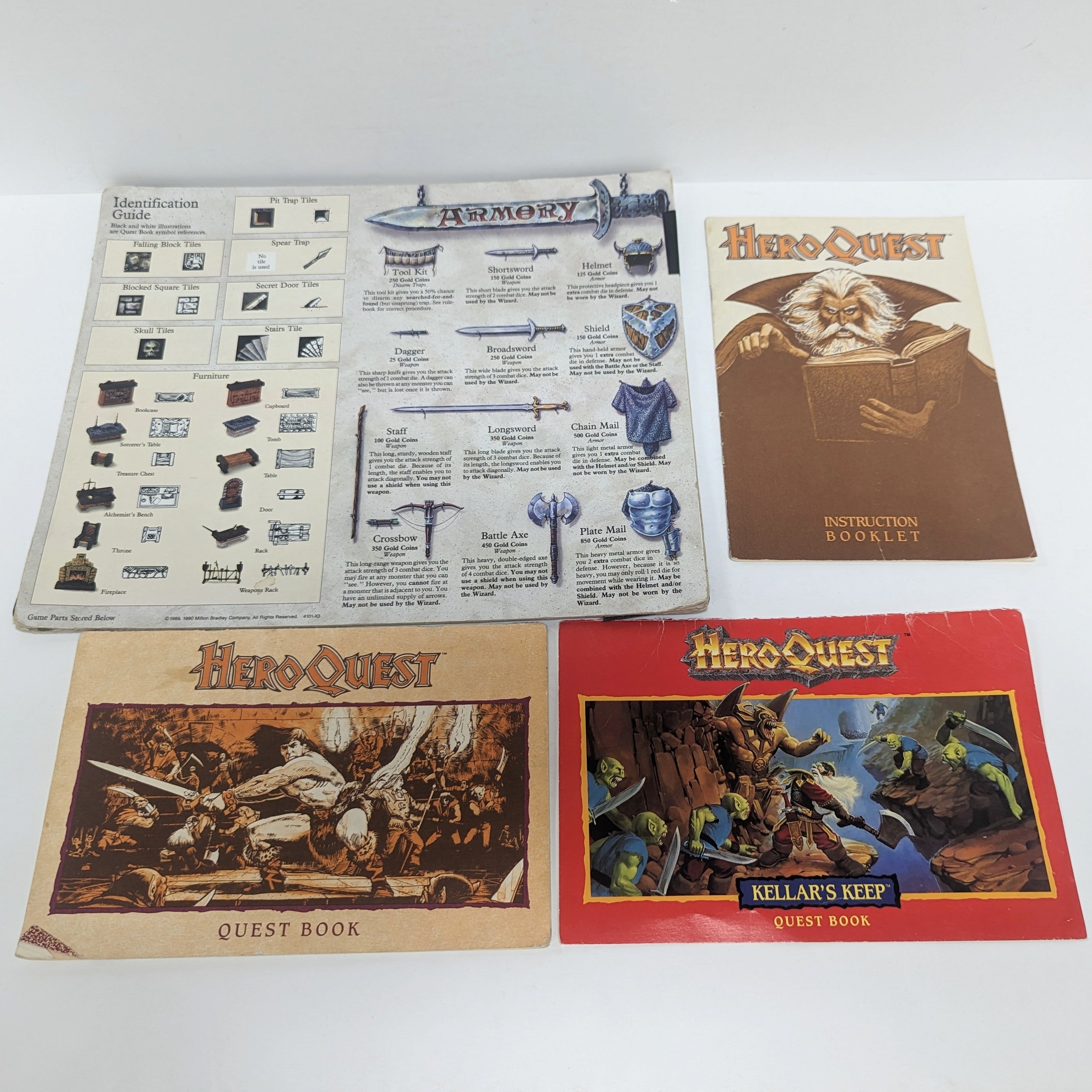 HeroQuest + Kellar's Keep - Components Bundle (English) (Damaged) (Used)