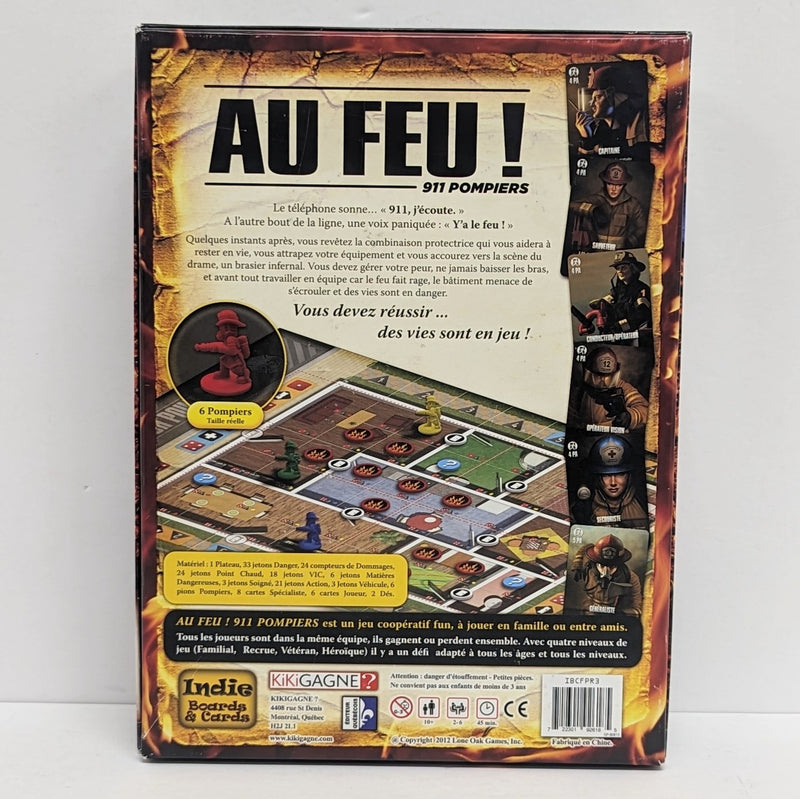 Au Feu, 911 Pompiers + Honor & Duty Expansion (Used) (Bundle) (French)