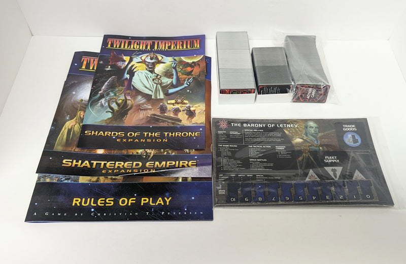 Twilight Imperium 3rd Edition + Shattered Empire Expansion + Shards of the Throne Expansion (Bundle) (Used)