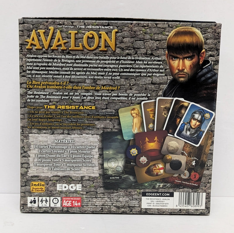 La Résistance : Avalon (utilisé)