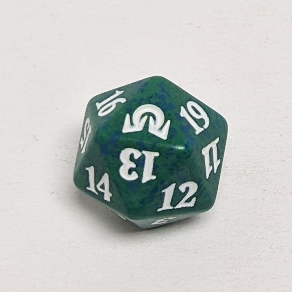 Shadows over Innistrad: D20 Die (Green)