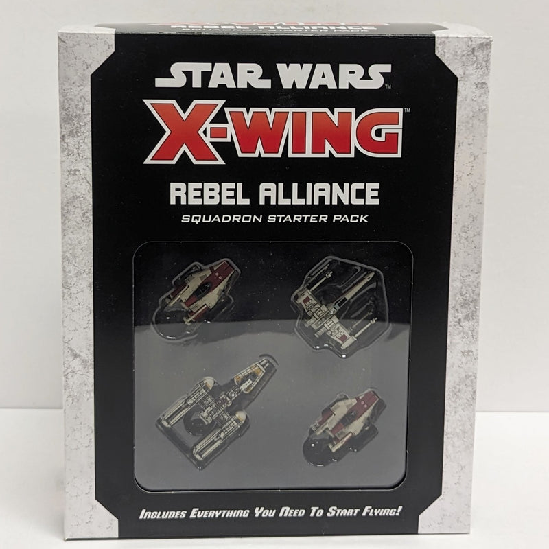 Star Wars : X-Wing (deuxième édition) – Pack de démarrage Rebel Alliance Squadron (utilisé)