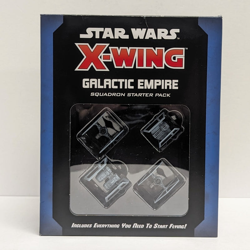 Star Wars : X-Wing (deuxième édition) – Pack de démarrage de l'escadron de l'Empire Galactique (utilisé)