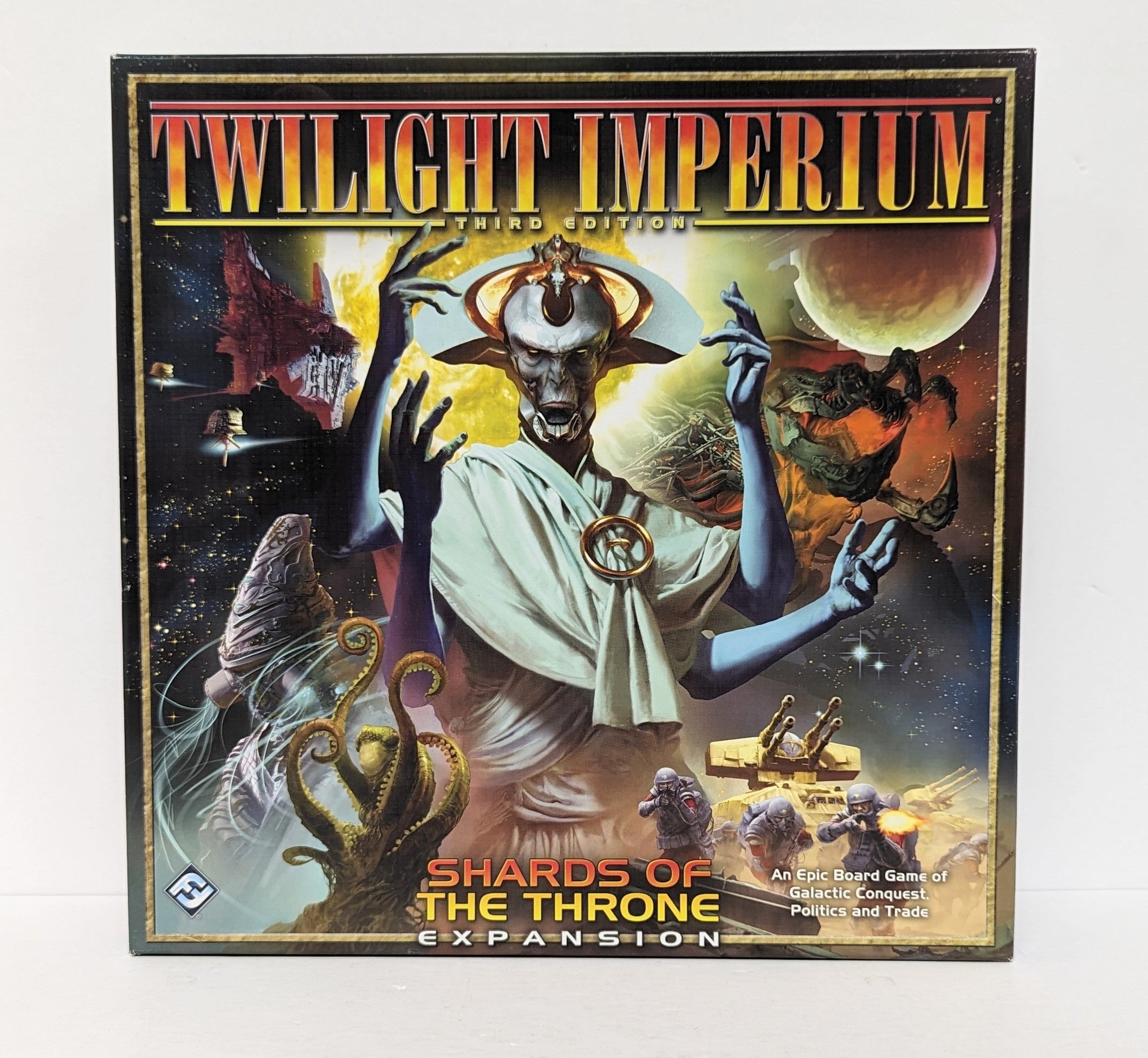 Twilight Imperium 3e édition + Extension Shattered Empire + Extension Shards of the Throne (Anglais) (Lot) (Occasion) (2)