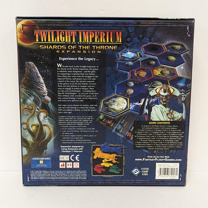 Twilight Imperium 3rd Edition + Shattered Empire Expansion + Shards of the Throne Expansion (Bundle) (Used) (2)