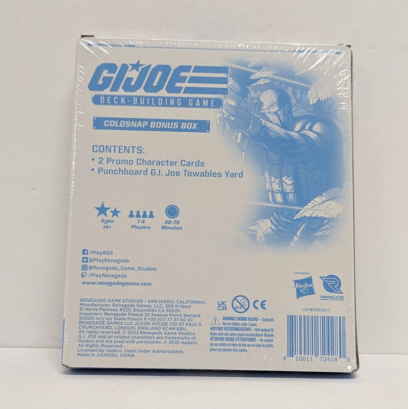 G.I. Joe Deckbuilding game Cold Snap Bonus box